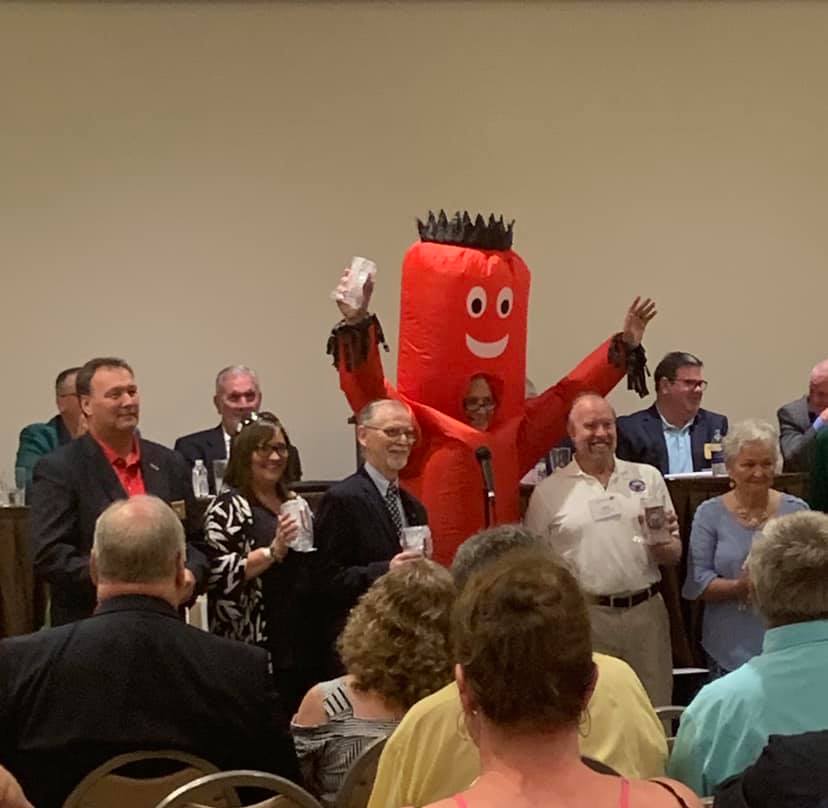 Marilyn Lusk Roland awarded at the Georgia Elks Association meeting.