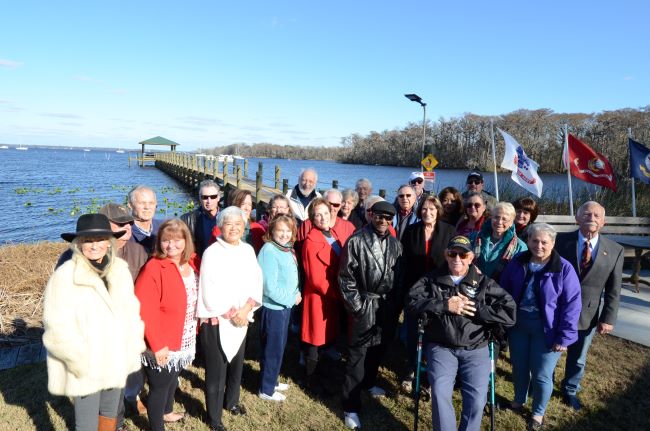 Some of our great members who made the new dock possible.