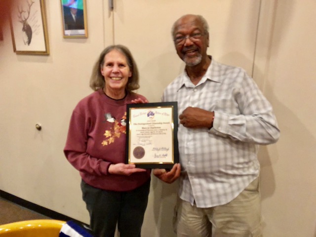 Mary Jo Charleston, Citizen of the Year, Aurora Elks Lodge#1921, 201702018.