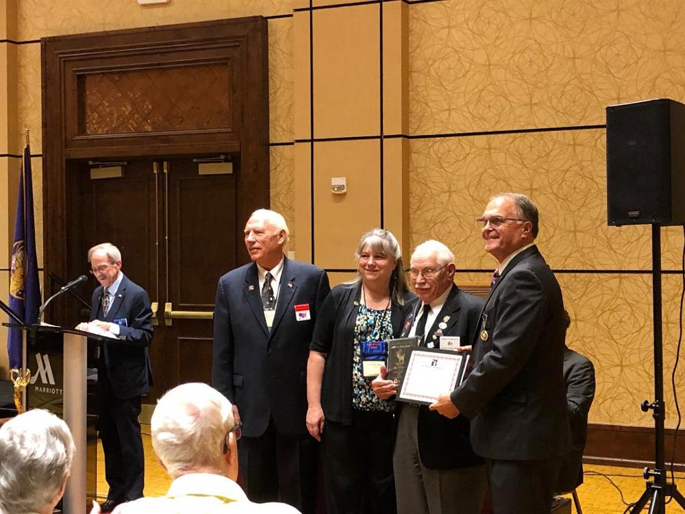 Third in State Elks National Foundation 2018-2019. 3rd Vice-President (PDDGER) State ENF Chairperson.Tom Root, Past Grand Exalter  Ruler, State Sponsor John Amen.  State President Colorado Elks Association, Kathy Larsen, (PDDGER) Exalted Ruler William Lakers.  Grand Exalter Ruler Robert L. Duitsman