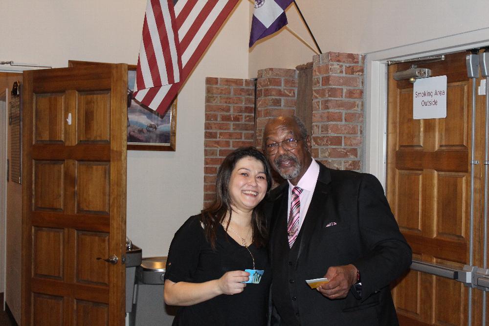 Remember the lodge is still open on Wednesdays and this is Kim, our bartender.