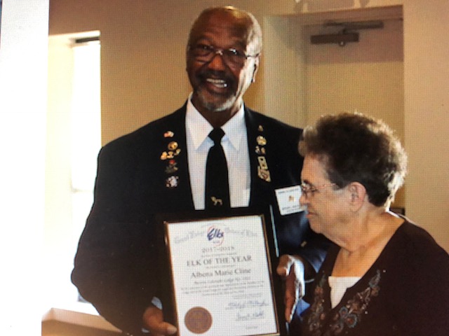 Marie Cline Elk of the year 2018.