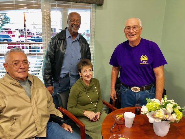 Attending the Summit Rehabilitation and Care Community reopening their remodeled main entrance are ER Richard Guerrero, PER Arthur Ashley, ENF Chairperson,1 Year Trustee Arliss Guerrero and PER, 5 Year Trustee Ray Lisberger. 