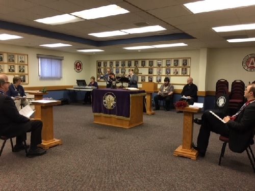 Music at the 2019 Memorial Service was provided by Karen and Steve Van Mullem; accompanied by Margaret Ellefson on piano.