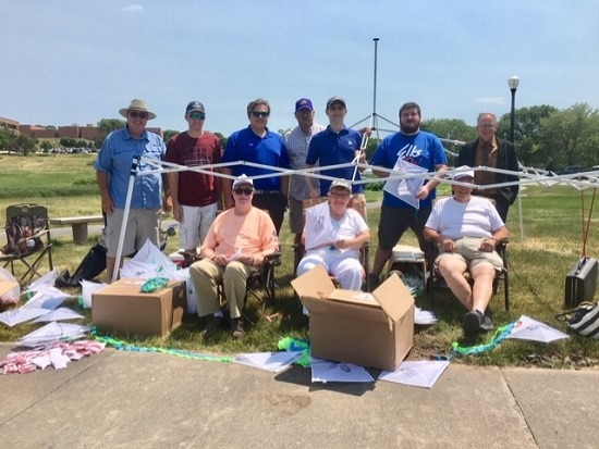 Shown here are some of the local Elks members and other volunteers who helped make the 2020 Kite Day a success.