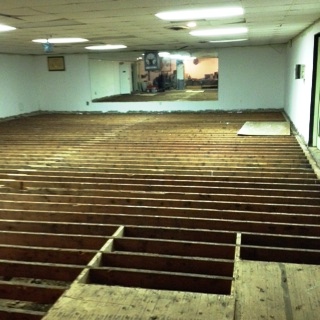 Awaiting floor install