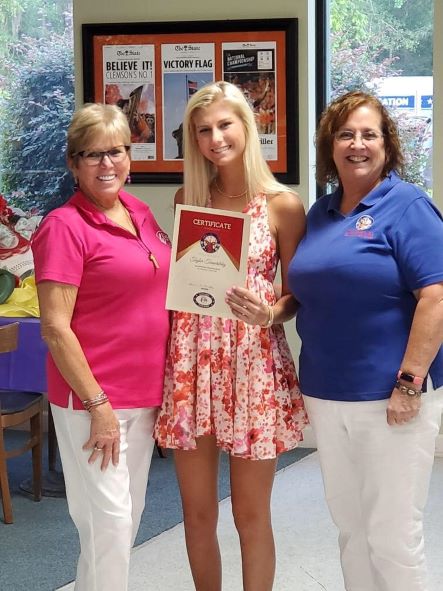 It was a pleasure presenting “The Randy Peters’ Scholarship” to Taylor Tomedolskey on May 25, 2022. Taylor is the daughter of Mark & Terri Hansen Tomedolskey.