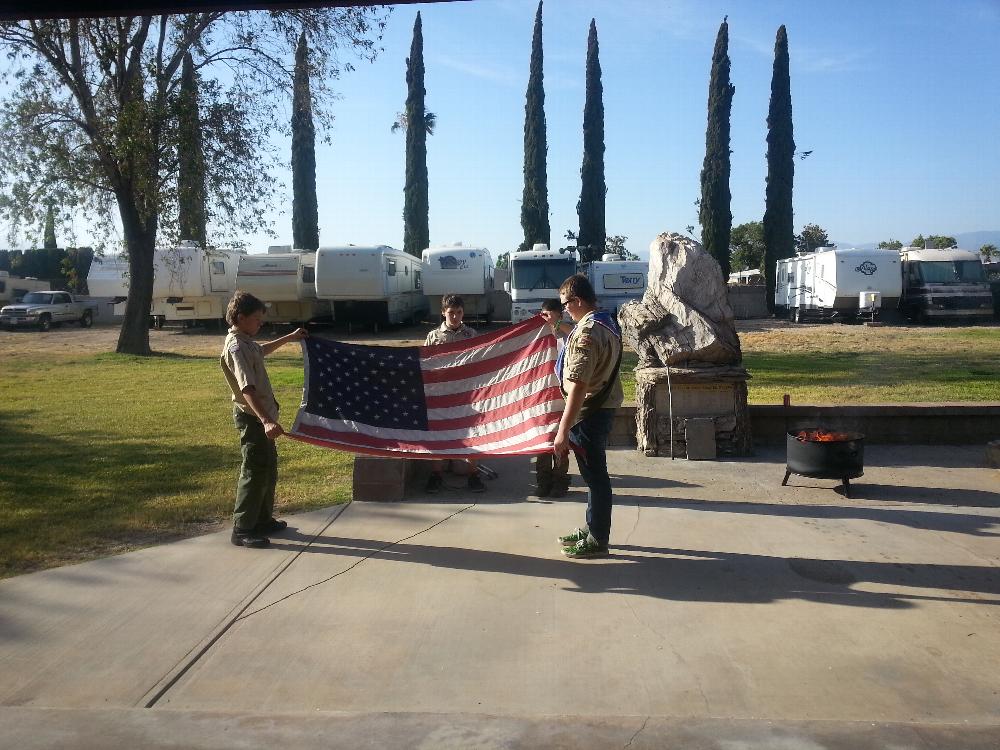 Flag Day 2014 - T2K Flag Retirement