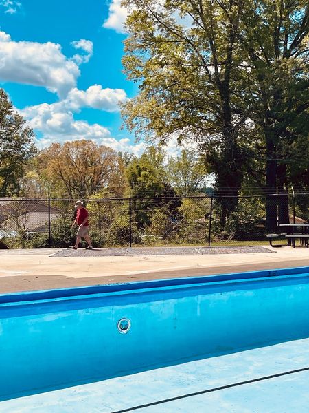 Pool Work Day April 15, 2023 - Getting her ready for the season.