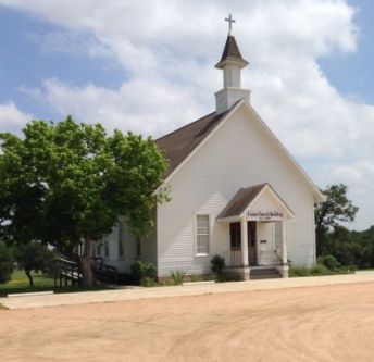 Union Church Building, 1885. Oldest church building in Kerrville.