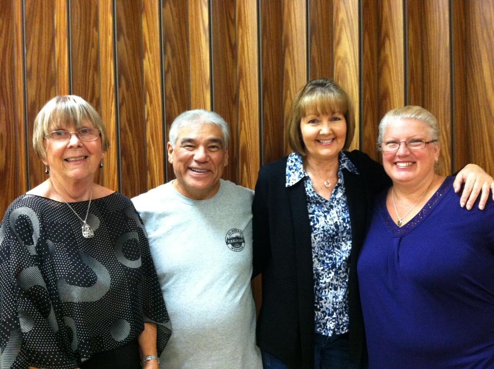 New September 2016 Members: Carol Ann Field, Robert Buck, Tammy Archer, and Jeri Lynn Whitlock, (not shown) Donna Speilberg 
