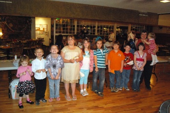 Local crafters who were hand making their Mother's Day cards with the assistance of organizer Rhonda Walters.