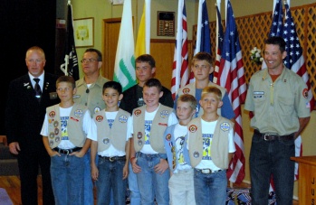 The Flag Day Ceremony was done with the Royal Rangers as flag presenters. They did a great job and are eager to help anytime.