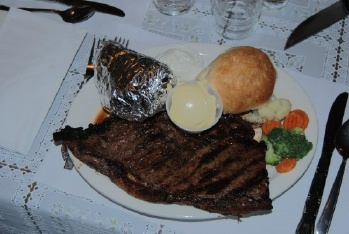 A picture is worth a thousand words. The Officer steak nights are huge crowd pleasers.