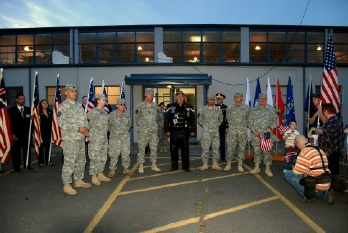 Our local National Guard troops home after a tour in Iraq. 