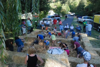 The Elks Picnic change in the straw is always a winner with the kids and adults who get to sit back and watch.