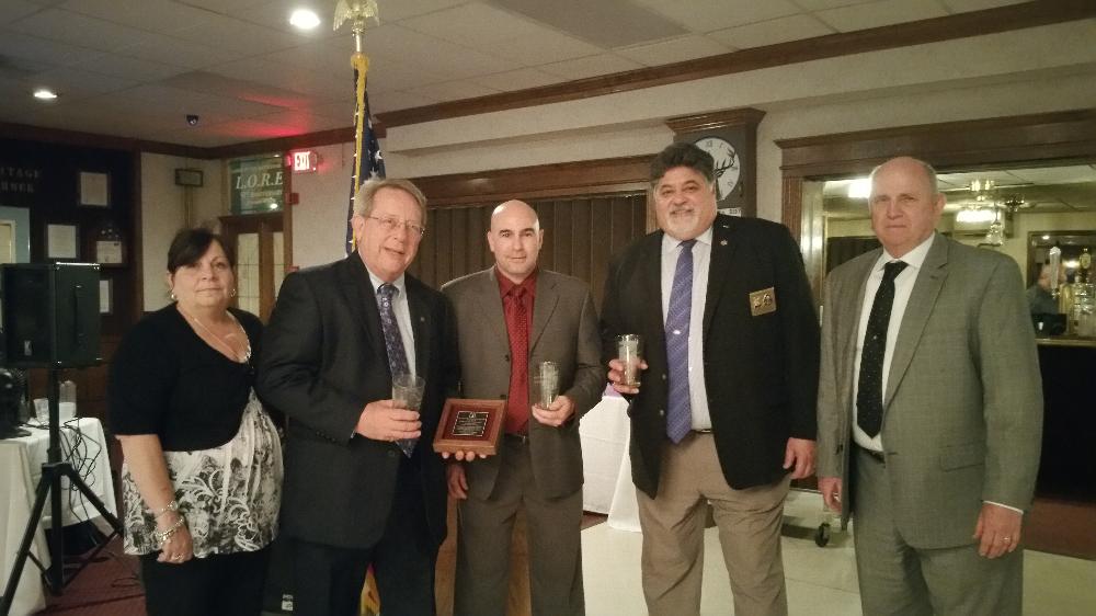 FIRST THREE MEMBERS OF THE PERMANENT BENEFACTOR PINT CLUB.