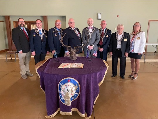 Superior Elks Lodge#2197 installation of 2021-22 officers.