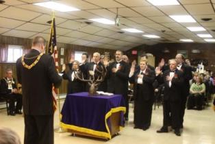 Oath of Office being administered by PER James Fair