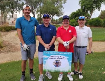 Sponsored Hole. Marty & Amy Wasson in Memory of Reggie Kennedy.