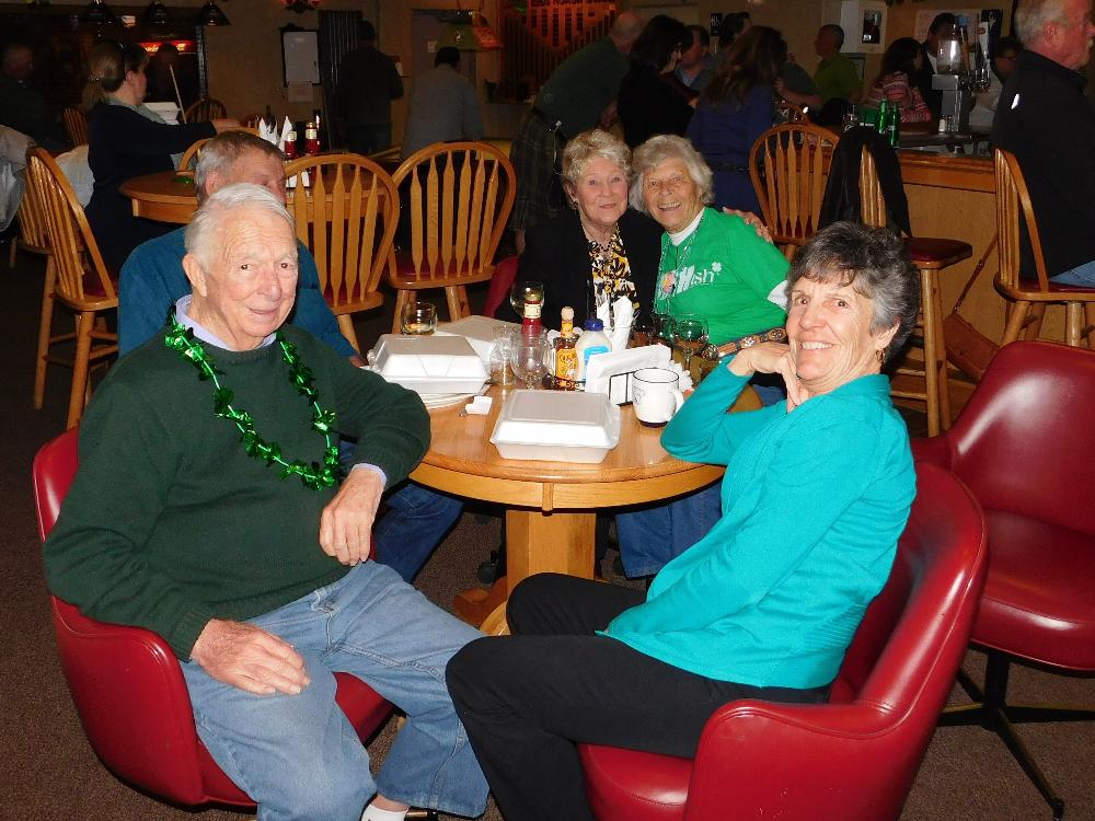 Dick & Cindy enjoying ST. Patrick Day