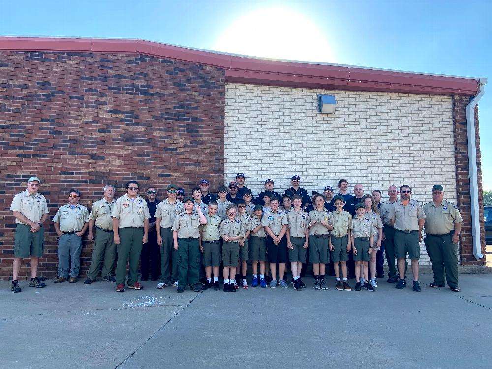 Troop 144 & Firefighters from ECFD