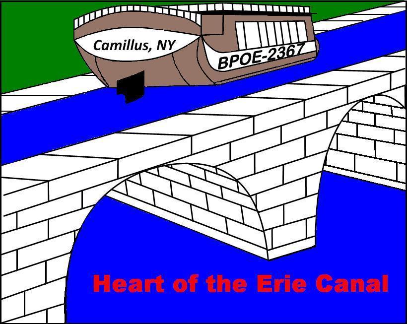 The Camillus Elks Lodge is in the center of NYS and is at the Heart of the Erie Canal.