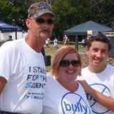 Kirk Smalley, guest speaker; April Lang 2013-2014 Loyal Knight and her son Finnigan at the 2013 Anti Bully Rally. Finnigan was bullied all his life. He is the one that pushes his mom every year to put this on in Mesquite.  We are very proud of him.  Watch for more information on the 2014 Anti Bully Rally coming in September!