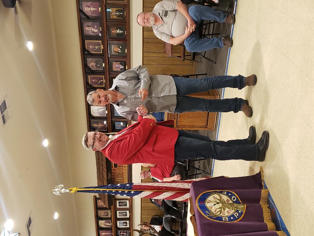 2021-2022 Denton Elks Lodge "Elk of the Year", John Nugent