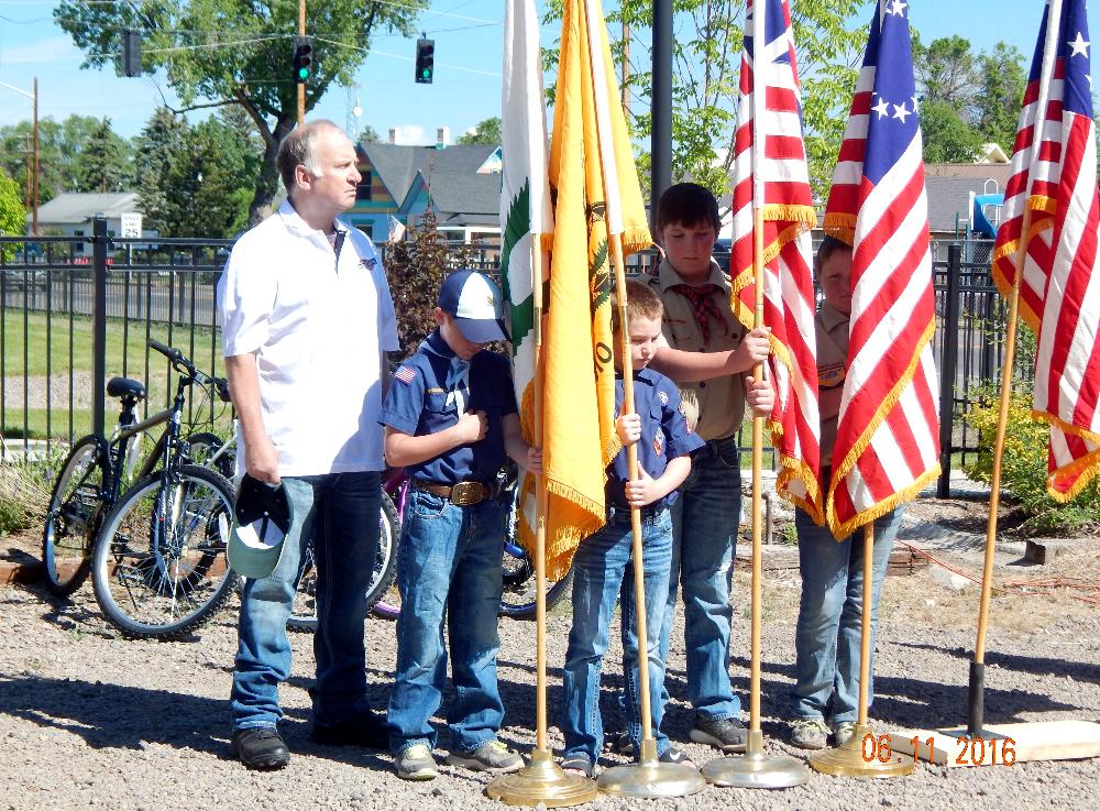 Tom Tancula helps the Boy Scout Troop #287