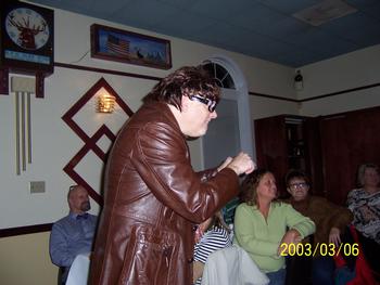 One of the characters in "Class Reunion", the Comedy Murder Mystery