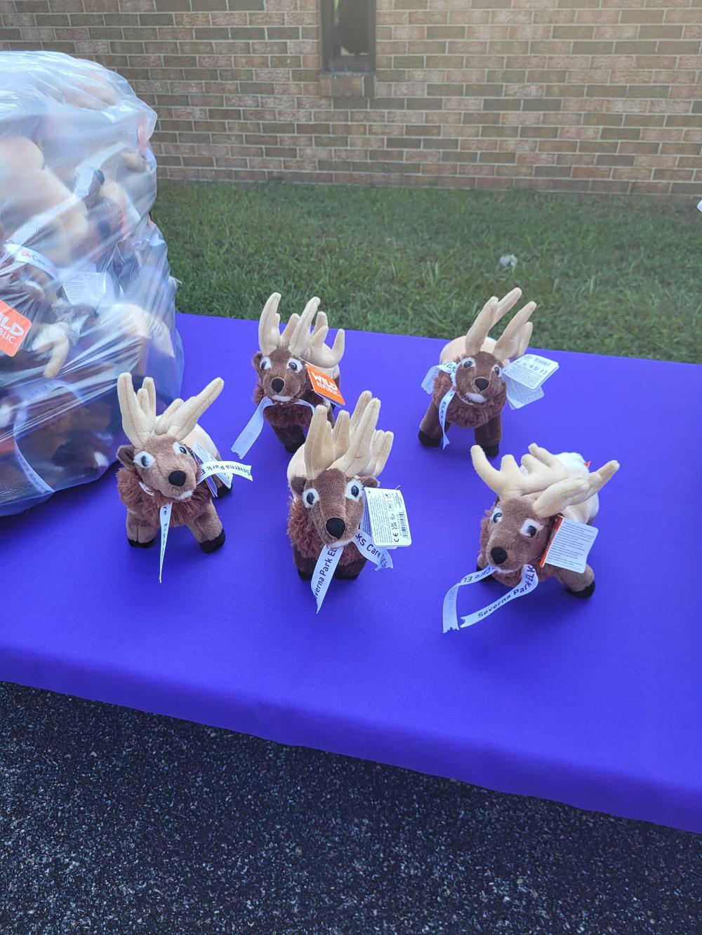 Stuffed Elks for the Children