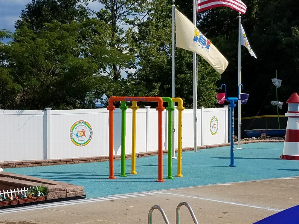 New Splashpark at Camp Moore