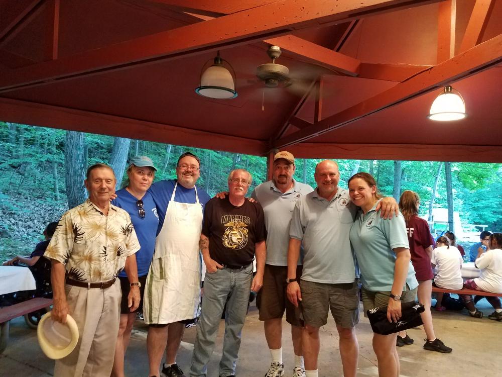 Marlton Elks trip to Camp Moore 2017
Joe, Barb, Ken, Jack, Dave, Jack and Allison