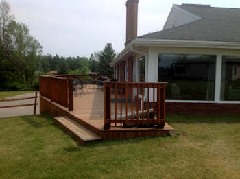 Outside Deck Area