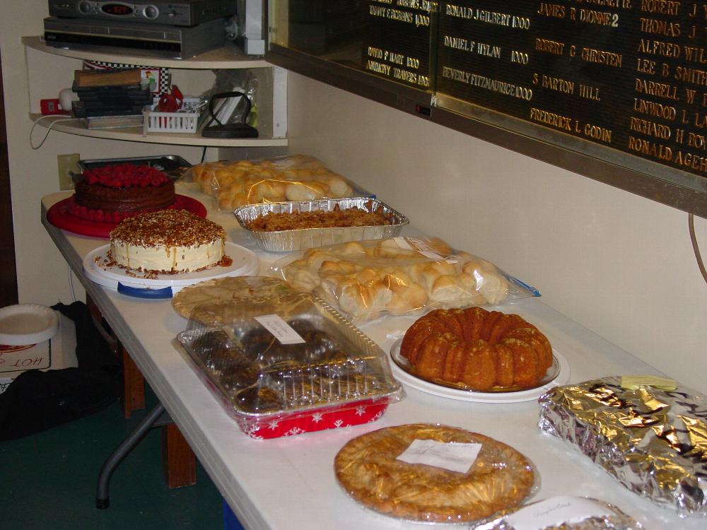 Cake and Pie Auction Thanksgiving Eve, raising a little over $800 for ENF.  Great food and great friends. 