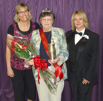 Judith Bolduc (center) was named Mother of the Year by the Skowhegan-Madison Elks Lodge at the May 10,2009 observance. Pictured is 2008 Mother of the Year, Deborah Tanner (left) and Past Exalted Ruler Julie A. Washburn (right). 

