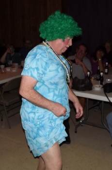 Tom Clarke had the other contestants "green with envy" at the Sept. 22, 2012 Drag Queen Contest.