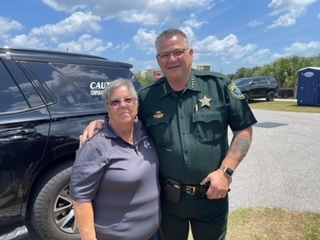 Ms Peggy and Sherriff Wayne Ivey