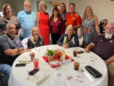 Lodge members supporting the visitation to the EC District Deland Lodge.