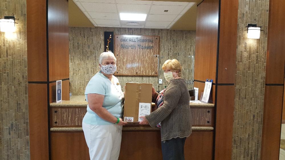 Face Shield Donation to Hospital