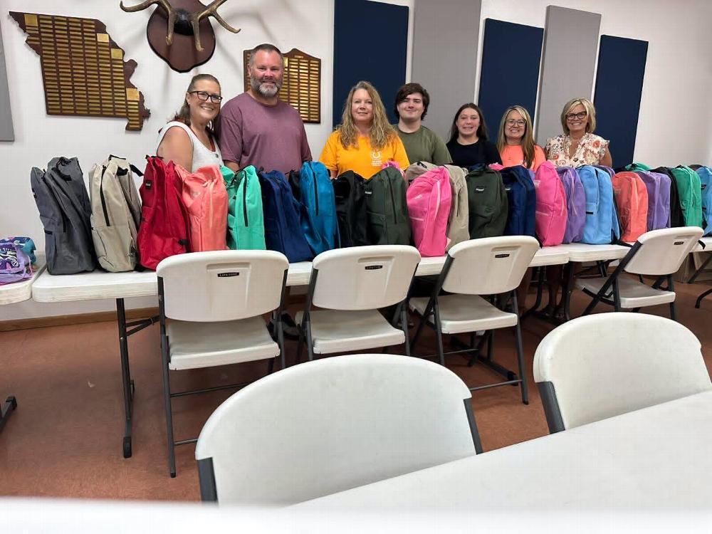 Back Pack for kids took place in August. Thanks to all of the volunteers, 120 kids in the Perryville area received back packs full of school supplies.