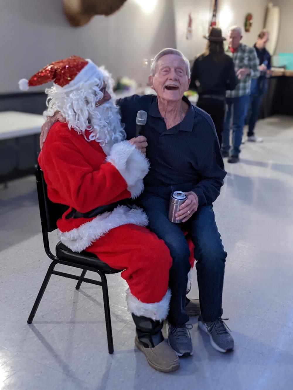 Bill and Santa