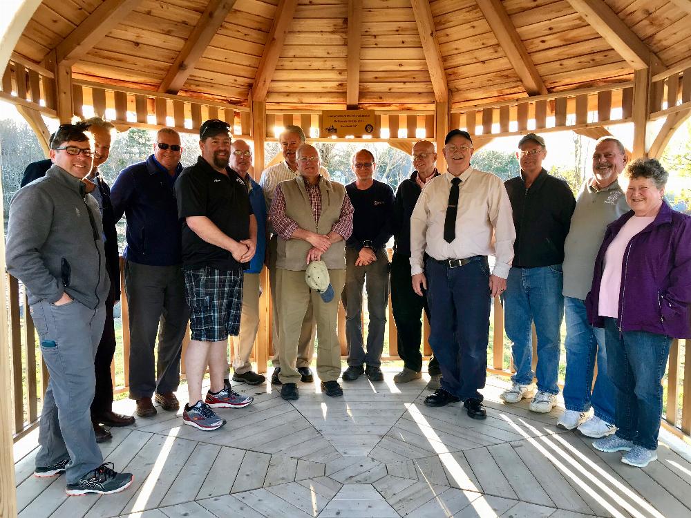 Harbor Park Gazebo Dedication May 9, 2018.