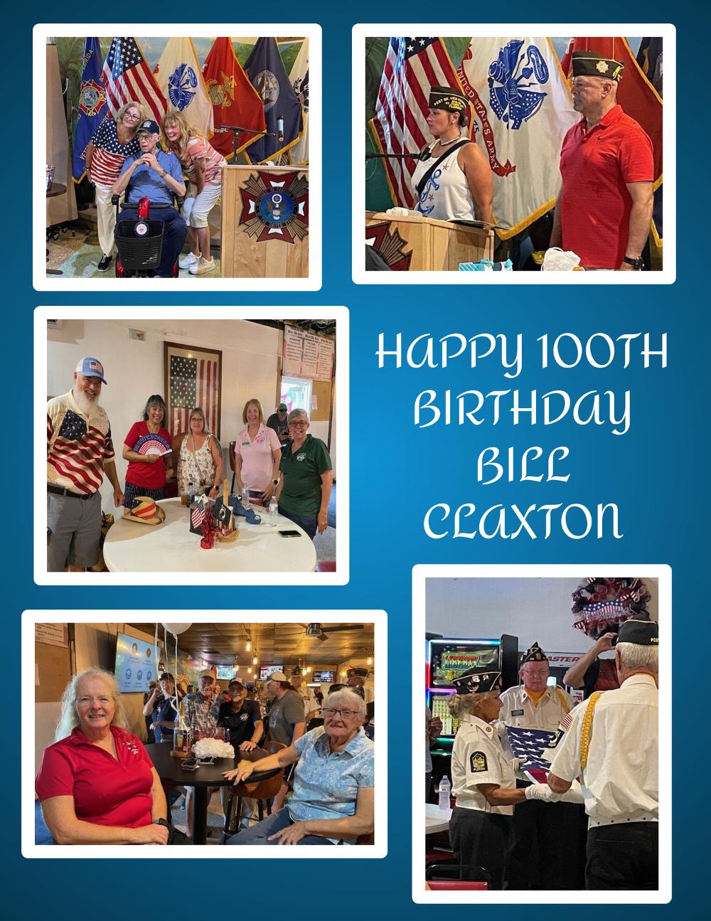 World War II Veteran celebrates his 100th Birthday with the Greater Pine Island Elks #2781 and the VFW Post 4353. Happy Birthday Bill!