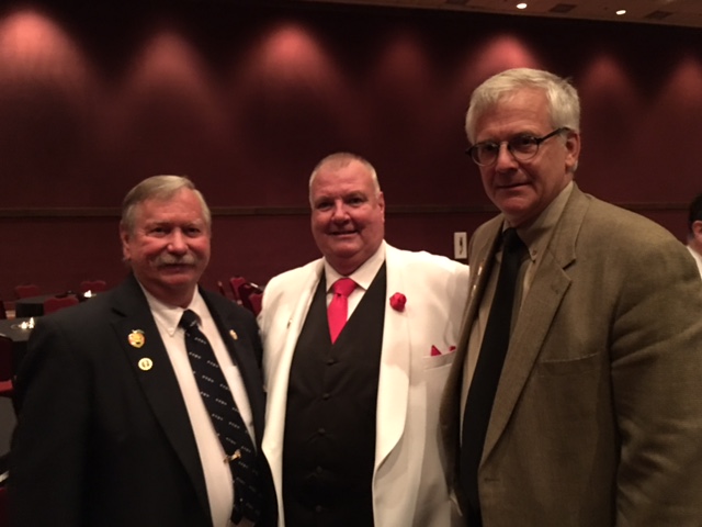 Reno Convention 2017 Pictured Bill Lewis, Grand Exalted Ruler, Malcolm McPherson, and ER Steve Petrie