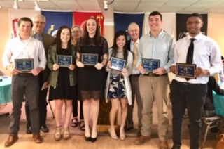 On February 24, 2019 the lodge hosted a Scholarship Award Ceremony for 6 seniors receiving $1,000 scholarships each for college from the lodge members and one of the scholarships was donated by LOLA.