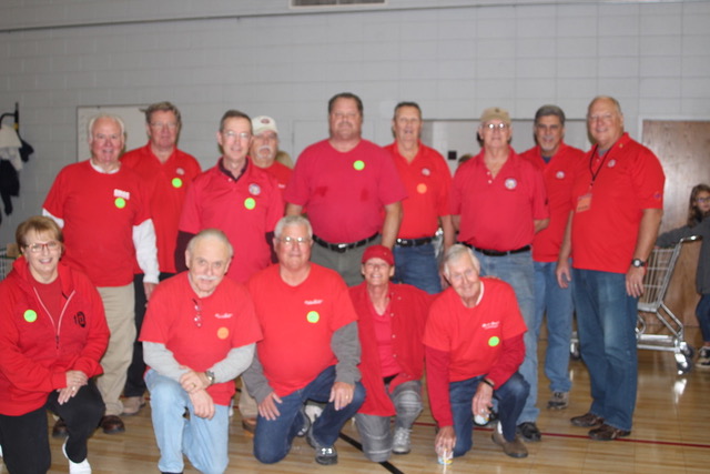 Lake Oconee "Red Shirts" at Second Harvest in November 2017