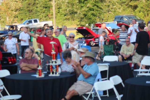 Crowd enjoying the Car Show at Memory Lane Museum on July 20, 2019