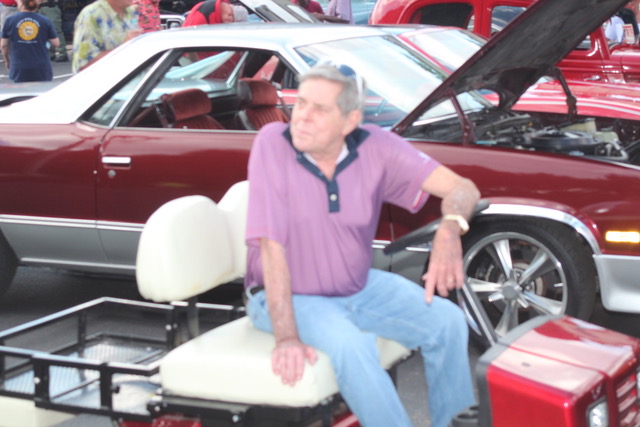 Jerry Smith at the Grand Re-Opening of Memory Lane at the Car Show July 20, 2019